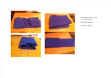 towel thirds folds variant